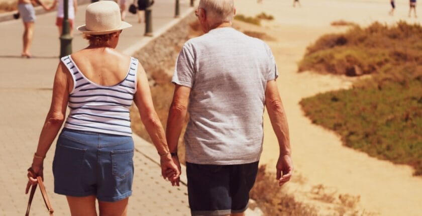 Photo Elderly couple