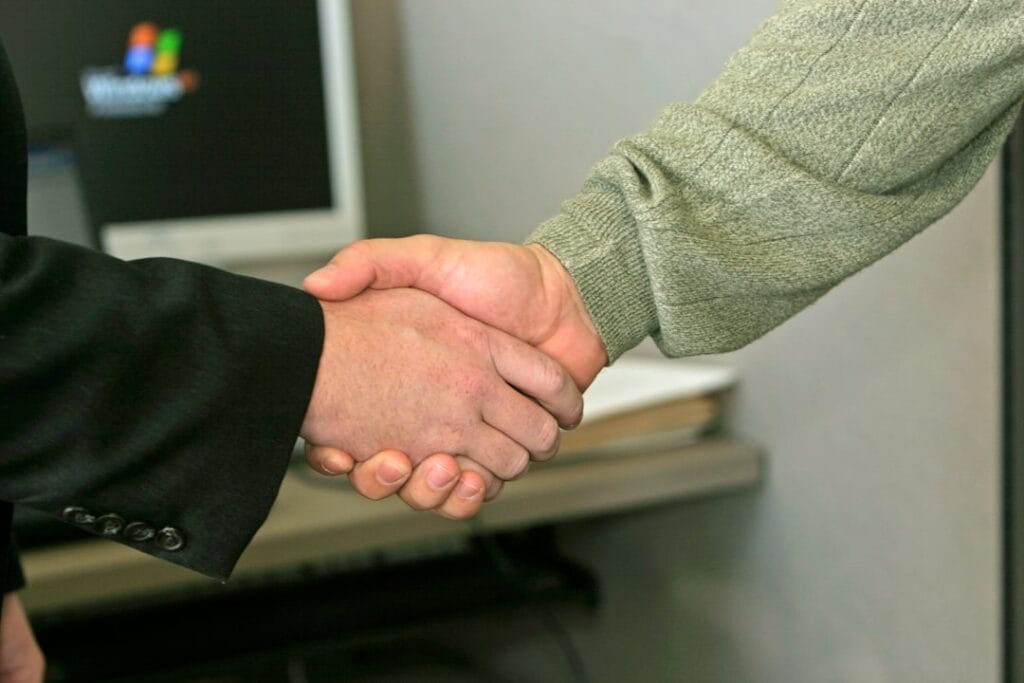 Photo Ethical handshake