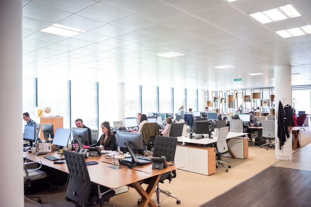 Photo Sustainable workplace