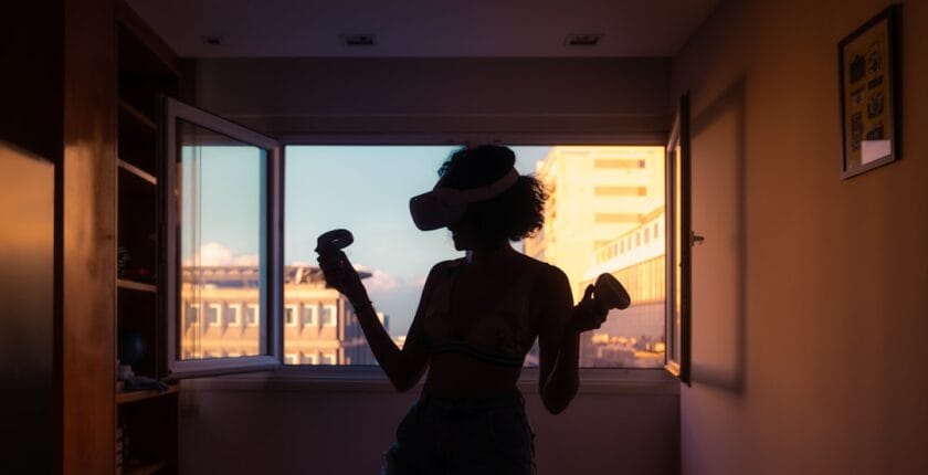 Photo Virtual reality headset