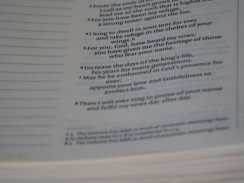 Photo Checklist document