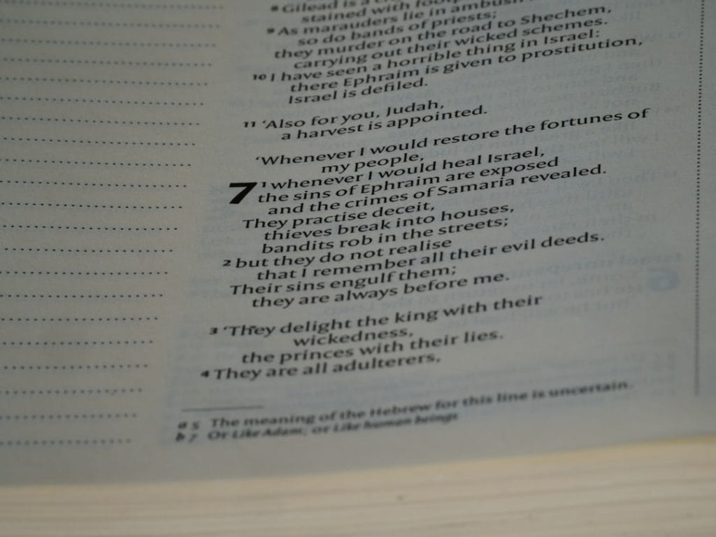 Photo Checklist document