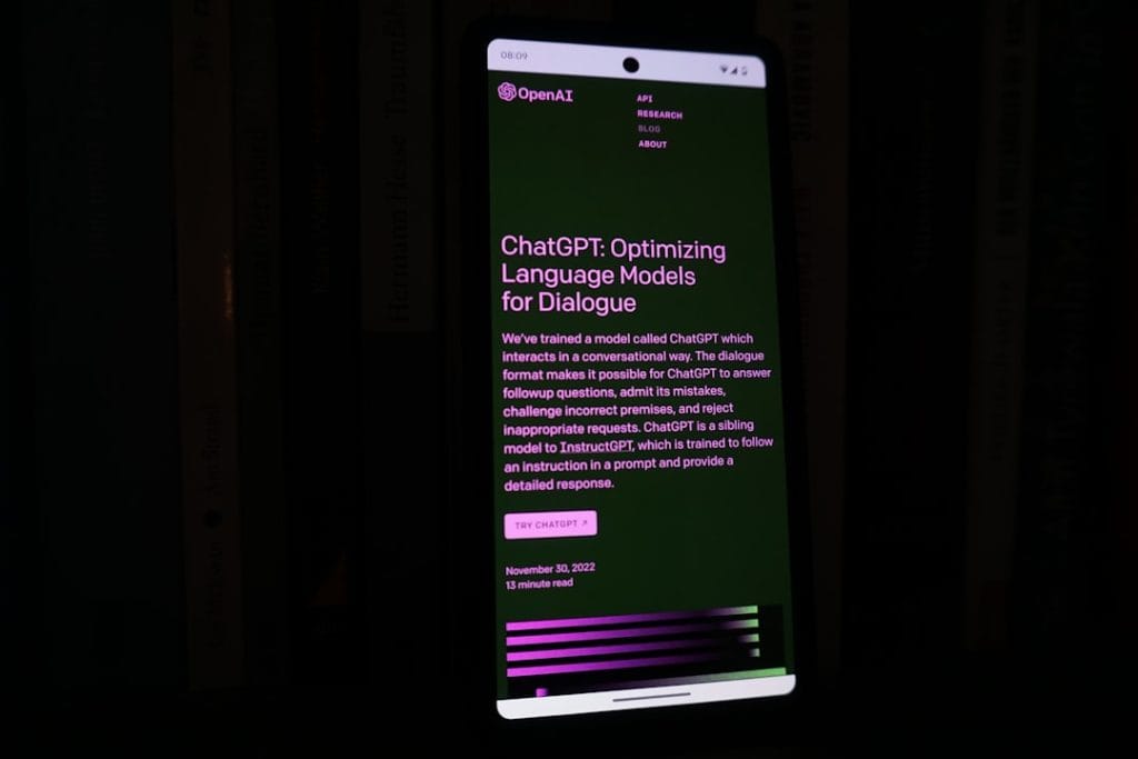 Photo Chatbot interface