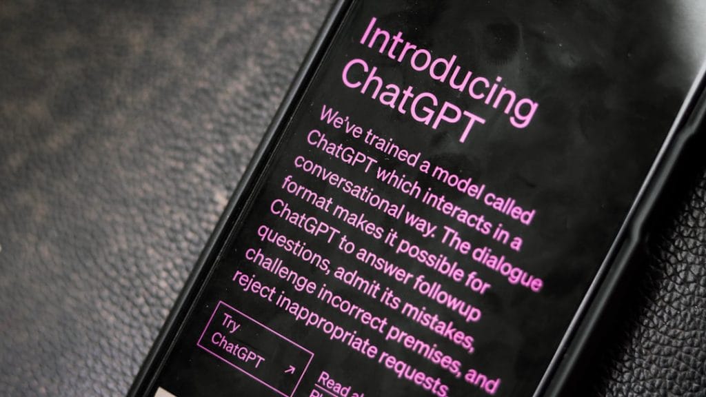 Photo Chatbot interface