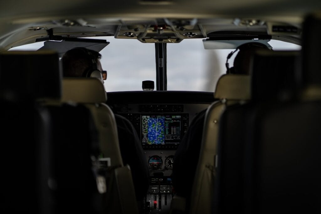 Photo cockpit de pilotage